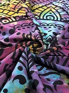 Mandala Bloom Tapestry