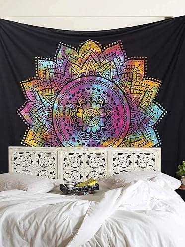 Mandala Bloom Tapestry